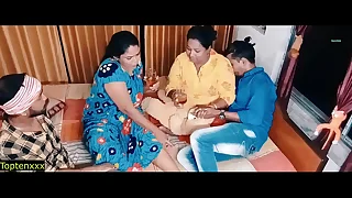 Indian Hot swopping Sex&excl; Be captivated by My suitor