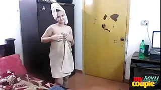 Sonia Bhabhi after bath close to Audio